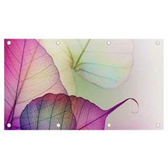 Leaf Desenho Micro Banner And Sign 7  X 4  by Bedest