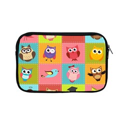 Owls Pattern Abstract Art Desenho Vector Cartoon Apple Macbook Pro 13  Zipper Case