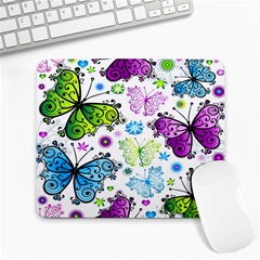 Butterflies Abstract Background Colorful Desenho Vector Large Mousepad by Bedest