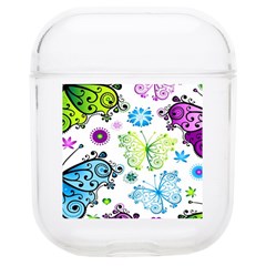 Butterflies Abstract Background Colorful Desenho Vector Soft Tpu Airpods 1/2 Case