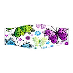 Butterflies Abstract Background Colorful Desenho Vector Stretchable Headband by Bedest