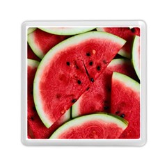 Watermelon Fruit Green Red Memory Card Reader (square) by Bedest