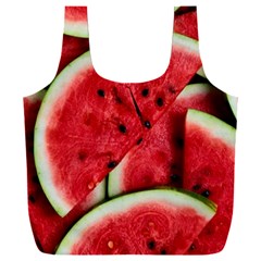 Watermelon Fruit Green Red Full Print Recycle Bag (xxxl)