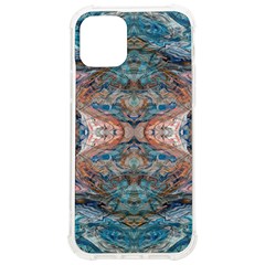 Blue Arabesque Iphone 12/12 Pro Tpu Uv Print Case by kaleidomarblingart