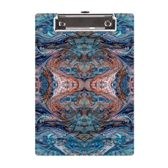 Blue Arabesque A5 Acrylic Clipboard