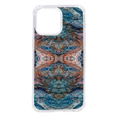 Blue Arabesque Iphone 14 Pro Max Tpu Uv Print Case by kaleidomarblingart