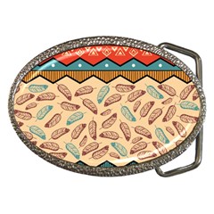 Ethnic-tribal-pattern-background Belt Buckles