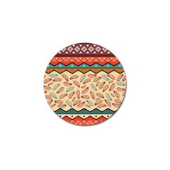 Ethnic-tribal-pattern-background Golf Ball Marker