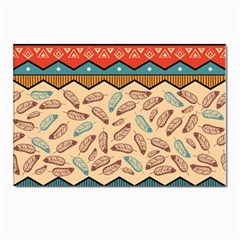 Ethnic-tribal-pattern-background Postcard 4 x 6  (pkg Of 10) by Apen