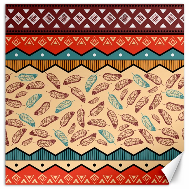 Ethnic-tribal-pattern-background Canvas 16  x 16 