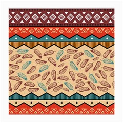 Ethnic-tribal-pattern-background Medium Glasses Cloth