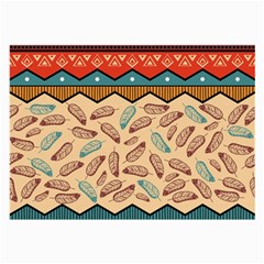 Ethnic-tribal-pattern-background Large Glasses Cloth