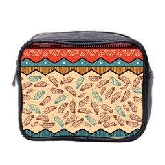 Ethnic-tribal-pattern-background Mini Toiletries Bag (two Sides)