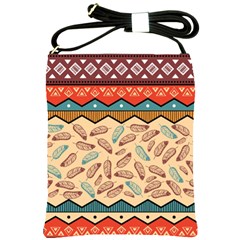 Ethnic-tribal-pattern-background Shoulder Sling Bag