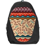 Ethnic-tribal-pattern-background Backpack Bag Front