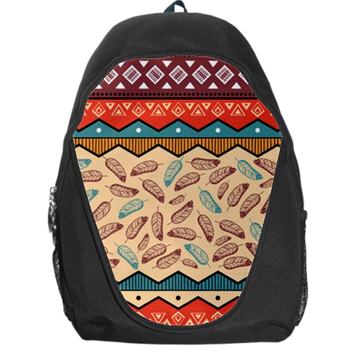 Ethnic-tribal-pattern-background Backpack Bag