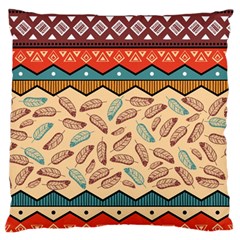 Ethnic-tribal-pattern-background Standard Premium Plush Fleece Cushion Case (two Sides)