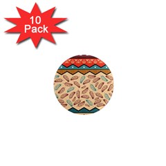 Ethnic-tribal-pattern-background 1  Mini Magnet (10 Pack) 