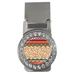 Ethnic-tribal-pattern-background Money Clips (cz)  by Apen