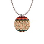 Ethnic-tribal-pattern-background 1  Button Necklace Front