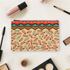 Ethnic-tribal-pattern-background Cosmetic Bag (medium) by Apen