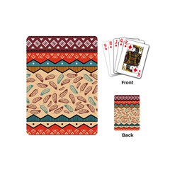 Ethnic-tribal-pattern-background Playing Cards Single Design (mini) by Apen