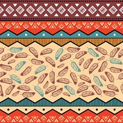 Ethnic-tribal-pattern-background Play Mat (square)