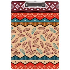 Ethnic-tribal-pattern-background A4 Acrylic Clipboard