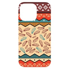 Ethnic-tribal-pattern-background Iphone 14 Pro Max Black Uv Print Case