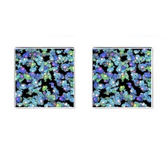 Chromatic Creatures Dance Wacky Pattern Cufflinks (square) by dflcprintsclothing