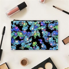 Chromatic Creatures Dance Wacky Pattern Cosmetic Bag (medium) by dflcprintsclothing