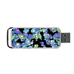 Chromatic Creatures Dance Wacky Pattern Portable Usb Flash (two Sides) by dflcprintsclothing