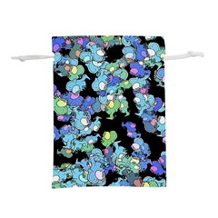 Chromatic Creatures Dance Wacky Pattern Lightweight Drawstring Pouch (l) by dflcprintsclothing