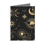 Star Colorful Christmas Abstract Mini Greeting Cards (Pkg of 8) Right