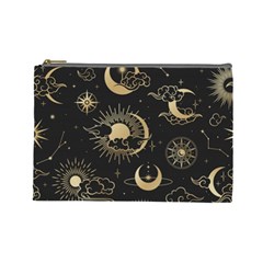 Star Colorful Christmas Abstract Cosmetic Bag (large)