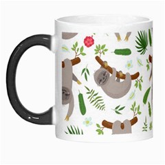 Seamless Pattern With Cute Sloths Morph Mug by Ndabl3x