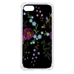 Embroidery Trend Floral Pattern Small Branches Herb Rose Iphone Se by Ndabl3x