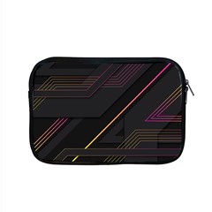 Gradient Geometric Shapes Dark Background Apple Macbook Pro 15  Zipper Case by Ndabl3x