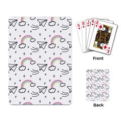 Cute Art Print Pattern Playing Cards Single Design (rectangle)