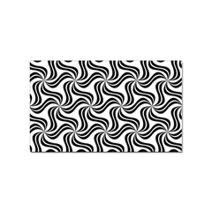 Soft Pattern Repeat Monochrome Sticker Rectangular (10 Pack) by Ravend