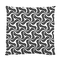 Soft Pattern Repeat Monochrome Standard Cushion Case (one Side) by Ravend