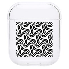 Soft Pattern Repeat Monochrome Hard Pc Airpods 1/2 Case by Ravend