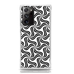 Soft Pattern Repeat Monochrome Samsung Galaxy Note 20 Ultra Tpu Uv Case by Ravend