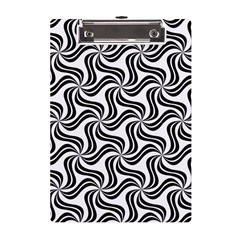 Soft Pattern Repeat Monochrome A5 Acrylic Clipboard by Ravend