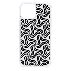 Soft Pattern Repeat Monochrome Iphone 13 Mini Tpu Uv Print Case by Ravend