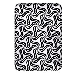 Soft Pattern Repeat Monochrome Rectangular Glass Fridge Magnet (4 Pack) by Ravend