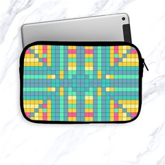 Checkerboard Squares Abstract Art Apple Ipad Mini Zipper Cases by Ravend