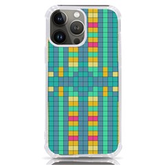 Checkerboard Squares Abstract Art Iphone 13 Pro Max Tpu Uv Print Case by Ravend