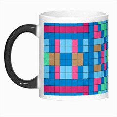 Checkerboard Square Abstract Morph Mug by Ravend