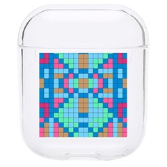 Checkerboard Square Abstract Hard Pc Airpods 1/2 Case